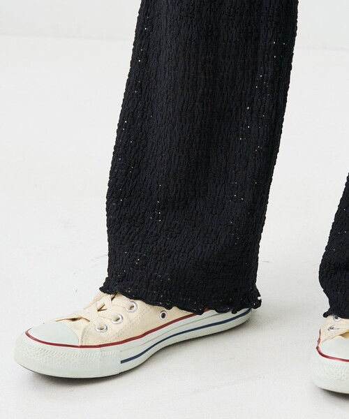 FREAK'S STORE（フリークスストア）の「フラワーストレッチパンツ（その他パンツ・レディース・グリーン/ブラウン/チャコールグレー/ブラック・ﾌﾘ-）」の16枚目の写真