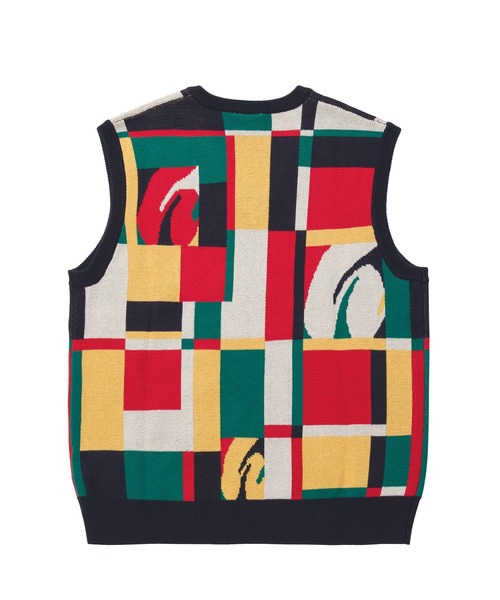 【並行輸入】ハフ HUF SLOANE SWEATER VEST ニットベスト セーター トップス 男性用 メンズ HUF（ハフ）の「SLOANE SWEATER VEST / HUF ニットベスト