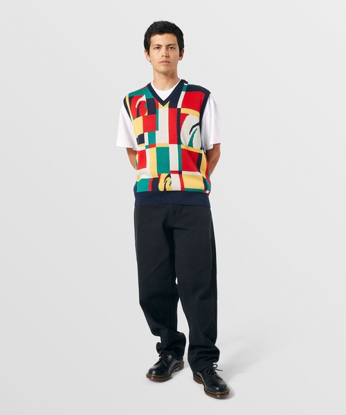 【並行輸入】ハフ HUF SLOANE SWEATER VEST ニットベスト セーター トップス 男性用 メンズ kn00386_4.jpg