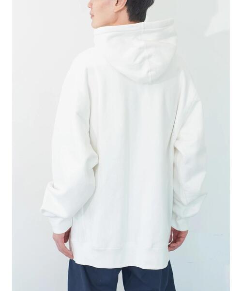 koe（コエ）の「ウルトラヘビーウエイトパーカー（パーカー・メンズ・ライトグレー/ホワイト/ブラック・S/M/L）」の12枚目の写真