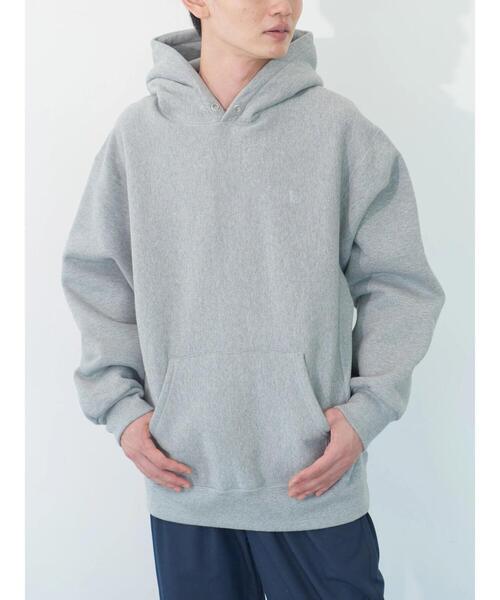 koe（コエ）の「ウルトラヘビーウエイトパーカー（パーカー・メンズ・ライトグレー/ホワイト/ブラック・S/M/L）」の3枚目の写真