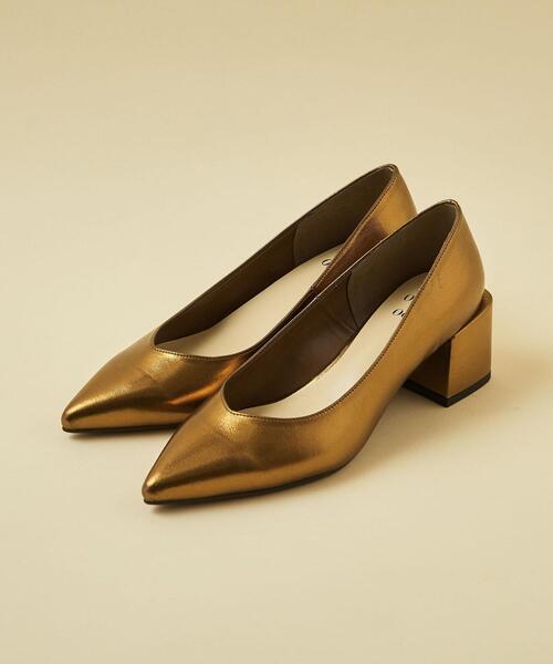 ODETTE E ODILE（オデットエオディール）の「【WEB限定】Vカットプレーン パンプス55●↓↑（パンプス・レディース・ダークブラウン/オレンジ系その他/オリーブ/パープル/その他1/ゴールド/シルバー/ダークグレー/ホワイト/ブラック・24.5cm/22.5cm/25cm/21.5cm/22cm/23.5cm/23cm/24cm）」の9枚目の写真
