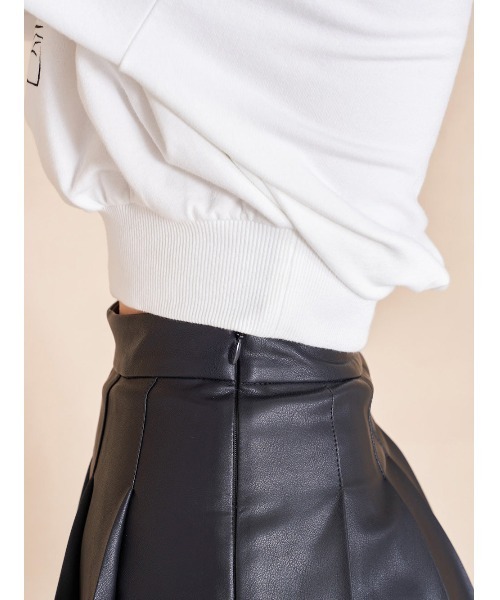 Darich タックデザインカットミニスカート M ダーリッチ Darich タックデザインカットミニスカート