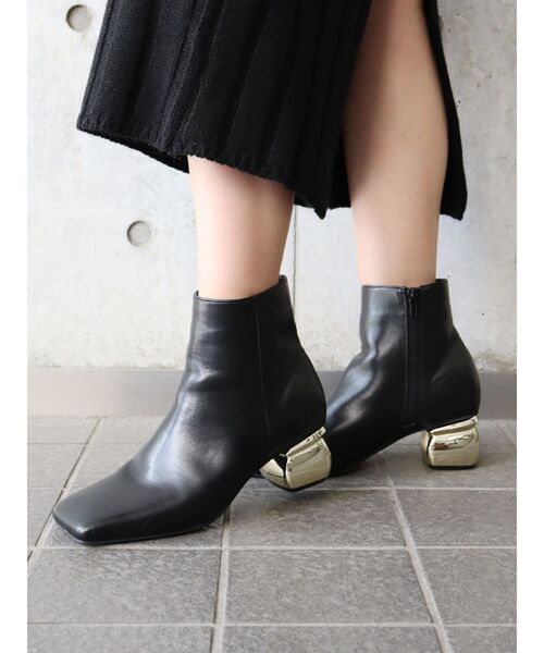 EVRIS（エヴリス）の「デフォームヒールブーツ（ブーツ・レディース・グリーン/ブラック・SMALL/MEDIUM/LARGE）」の2枚目の写真