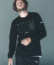 mlt3979-3D Camo Embroidery LS TEE Tシャツ