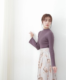 PROPORTION BODY DRESSING | フレアスリーブリブニット / 1212270906(ニット/セーター)