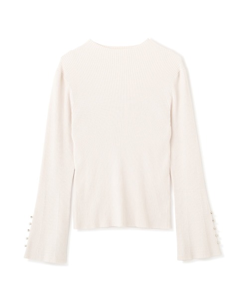 PROPORTION BODY DRESSING（プロポーションボディドレッシング）の「フレアスリーブリブニット / 1212270906（ニット/セーター・レディース・ホワイト系その他/ブラウン/ブラック・MEDIUM/SMALL）」の12枚目の写真