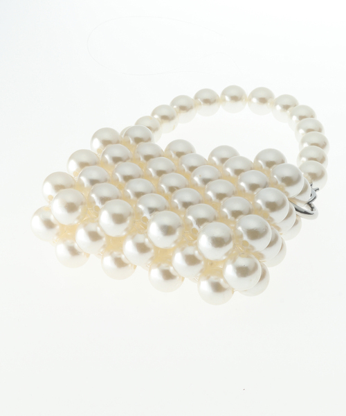 SLOBE citron.（スローブシトロン）の「SLOBE citron. ボールビーズミニBAG（ショルダーバッグ・レディース・ホワイト/アイボリー・FREE）」の7枚目の写真