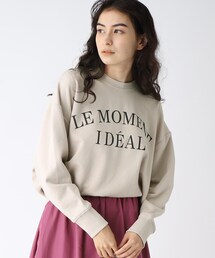 OPAQUE.CLIP | 【C】LE MOMENT IDEAL ロゴスウェット(スウェット)