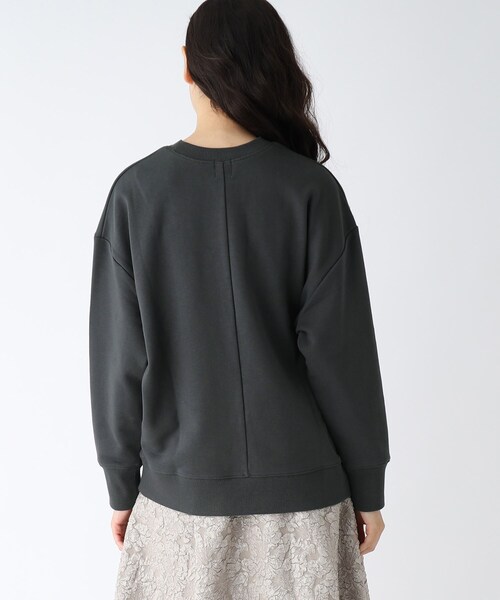 OPAQUE.CLIP（オペークドットクリップ）の「◆【C】LE MOMENT IDEAL ロゴスウェット（スウェット・レディース・ライトグレー/グレー系その他・40/38/36）」の6枚目の写真