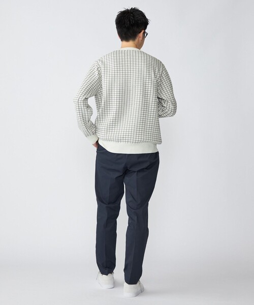 SHIPS（シップス）の「SHIPS: 〈ウォッシャブル〉12GG テックウール ジャカード クルーネック プルオーバー ニット（ニット/セーター・メンズ・ホワイト/チャコールグレー/ネイビー・LARGE/SMALL/MEDIUM/X-LARGE）」の10枚目の写真