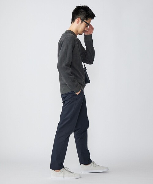 SHIPS（シップス）の「SHIPS: 〈ウォッシャブル〉12GG テックウール ジャカード クルーネック プルオーバー ニット（ニット/セーター・メンズ・ホワイト/チャコールグレー/ネイビー・LARGE/SMALL/MEDIUM/X-LARGE）」の18枚目の写真