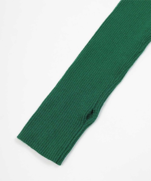 miette（ミエット）の「ﾌﾟﾁﾊｲﾈｯｸﾌｨﾝｶﾞｰﾎｰﾙﾘﾌﾞﾆｯﾄ（ニット/セーター・レディース・ブラック/ピンク/オレンジ/ブルー/グリーン・FREE）」の6枚目の写真