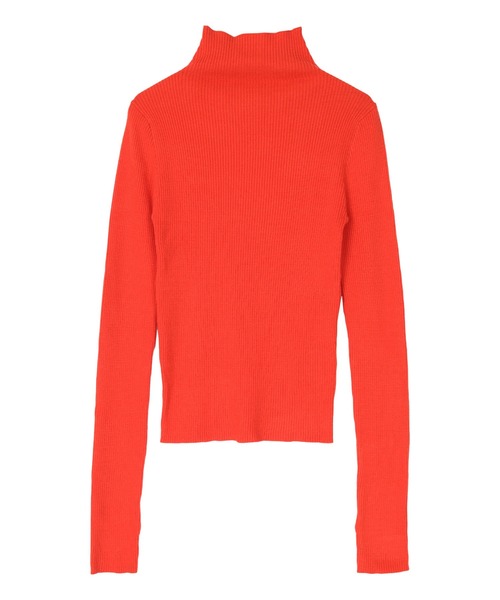 miette（ミエット）の「ﾌﾟﾁﾊｲﾈｯｸﾌｨﾝｶﾞｰﾎｰﾙﾘﾌﾞﾆｯﾄ（ニット/セーター・レディース・ブラック/ピンク/オレンジ/ブルー/グリーン・FREE）」の7枚目の写真