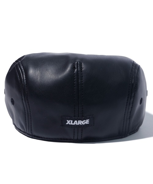 XLARGE(エクストララージ)の「LOGO PATCHED FLAT CAP(ハンチング/ベレー帽・メンズ・ブラック・M/L)」の2枚目の写真