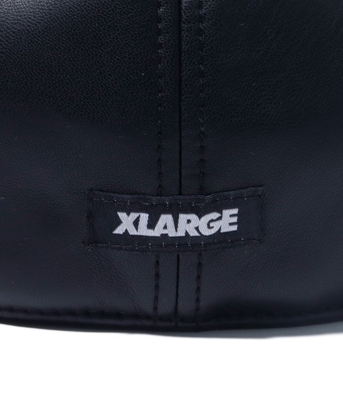 XLARGE(エクストララージ)の「LOGO PATCHED FLAT CAP(ハンチング/ベレー帽・メンズ・ブラック・M/L)」の4枚目の写真