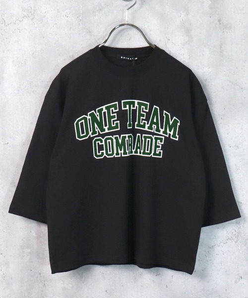 THE CASUAL(カジュアル)の「【USコットン100%】プリント長袖Tシャツ(Tシャツ/カットソー・キッズ・ブラック/ブラウン/チャコール/グレー系/オフホワイト/ダークグリーン/ベージュ系/ベージュ/ブルー/ネイビー/杢グレー/ダークグリーン系・120cm/140cm/160cm/110cm/130cm/150cm)」の3枚目の写真