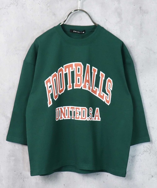 THE CASUAL(カジュアル)の「【USコットン100%】プリント長袖Tシャツ(Tシャツ/カットソー・キッズ・ブラック/ブラウン/チャコール/グレー系/オフホワイト/ダークグリーン/ベージュ系/ベージュ/ブルー/ネイビー/杢グレー/ダークグリーン系・120cm/140cm/160cm/110cm/130cm/150cm)」の9枚目の写真