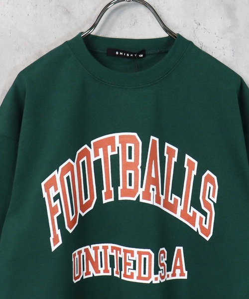 THE CASUAL(カジュアル)の「【USコットン100%】プリント長袖Tシャツ(Tシャツ/カットソー・キッズ・ブラック/ブラウン/チャコール/グレー系/オフホワイト/ダークグリーン/ベージュ系/ベージュ/ブルー/ネイビー/杢グレー/ダークグリーン系・120cm/140cm/160cm/110cm/130cm/150cm)」の21枚目の写真