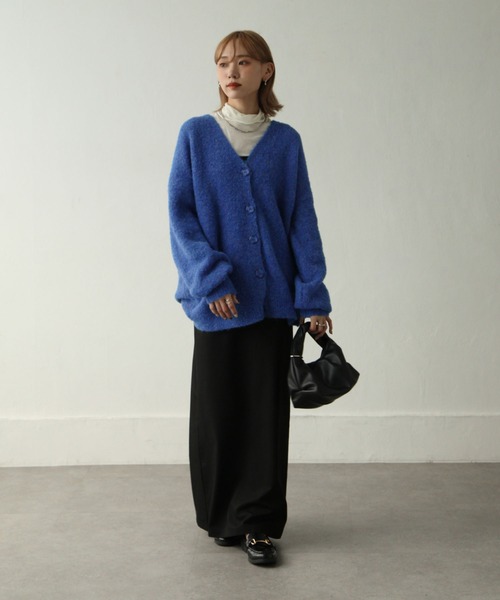 Chillfar(チルファー)の「カラーネップカーディガン(カーディガン/ボレロ・レディース・ブラック/ピンク/オレンジ/ブルー/アイボリー・FREE)」の17枚目の写真