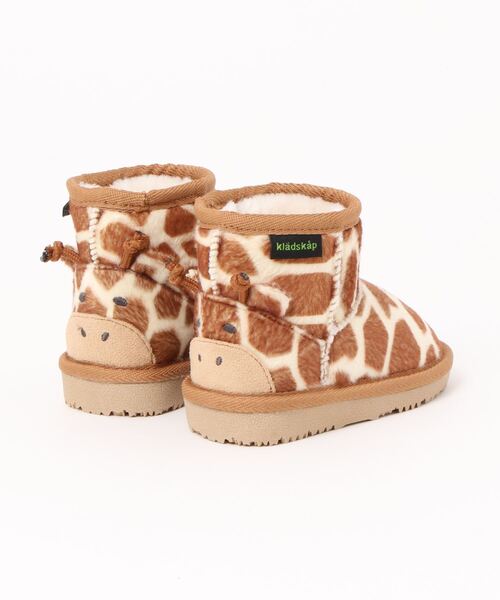 kladskap(クレードスコープ)の「アニマルブーツ(ブーツ・キッズ・グレー/ベージュ・15cm/16cm/14cm/18cm/17cm)」の4枚目の写真