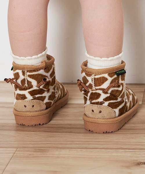 kladskap(クレードスコープ)の「アニマルブーツ(ブーツ・キッズ・グレー/ベージュ・15cm/16cm/14cm/18cm/17cm)」の2枚目の写真