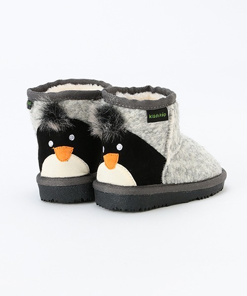 kladskap(クレードスコープ)の「アニマルブーツ(ブーツ・キッズ・グレー/ベージュ・15cm/16cm/14cm/18cm/17cm)」の1枚目の写真