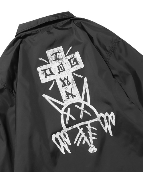 DOGTOWN(ドッグタウン)の「DOGTOWN/ドッグタウン RAT FACE COACH JACKET コーチジャケット(その他アウター・メンズ・ブラック・M/L/XL)」の8枚目の写真