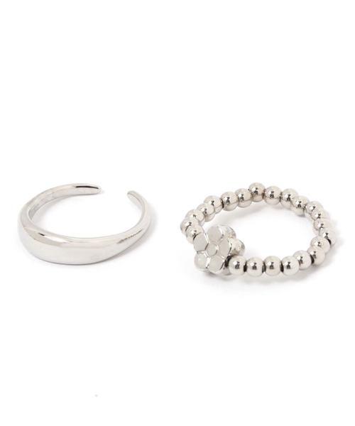 niko and...（ニコアンド）の「メタル2本セットリング（リング・レディース・その他1/その他2/その他3・0）」の3枚目の写真