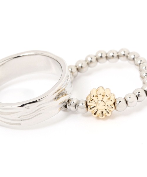 niko and...（ニコアンド）の「メタル2本セットリング（リング・レディース・その他1/その他2/その他3・0）」の5枚目の写真