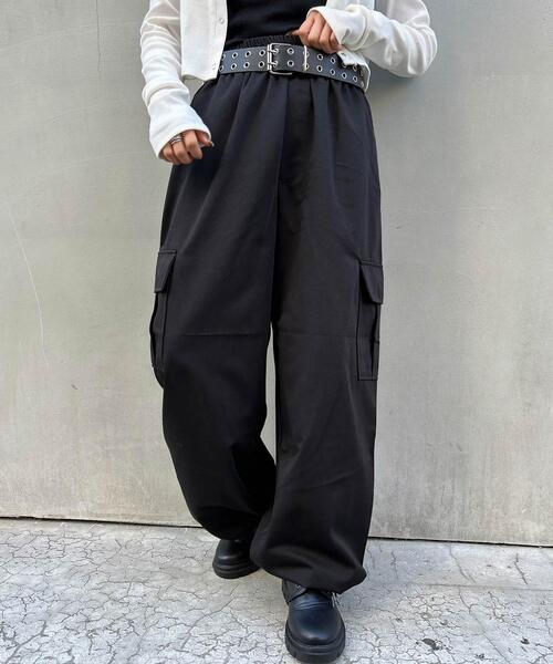 INGNI（イング）の「スノーカーゴパンツ（カーゴパンツ・レディース・カーキ/パープル/グリーン/ブラック・FREE）」の9枚目の写真