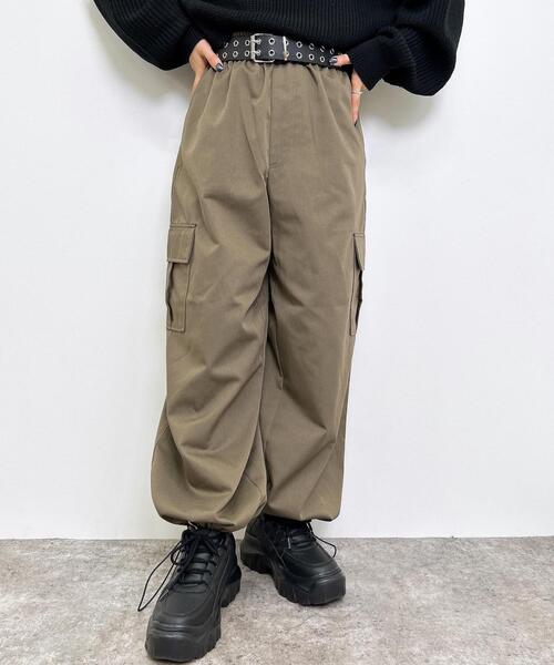 INGNI（イング）の「スノーカーゴパンツ（カーゴパンツ・レディース・カーキ/パープル/グリーン/ブラック・FREE）」の11枚目の写真