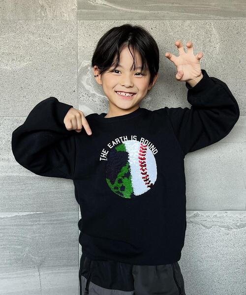SHOO・LA・RUE(シューラルー)の「◆【90-130cm/速乾】BOY 裏起毛スウェット(スウェット・キッズ・黄緑系/ブラック/グレー・09/10/11/12/13)」の22枚目の写真