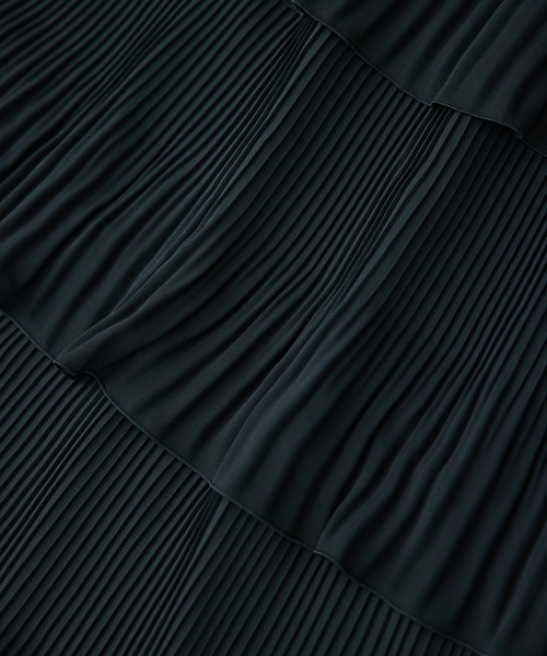 ROPE'（ロペ）の「ティアードプリーツスカート（スカート・レディース・ブラック/ライトグレー・36/38）」の15枚目の写真