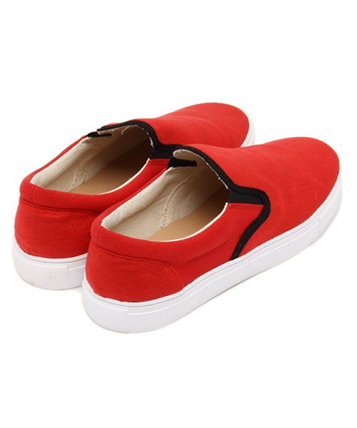 OUTLET（アウトレット）の「【Ciaopanic】SLIPON（スリッポン・レディース・レッド・SMALL）」の6枚目の写真