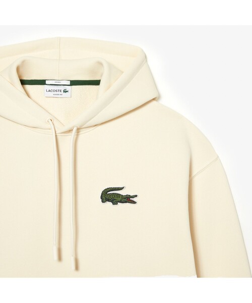 LACOSTE（ラコステ）の「オーガニックコットンプルオーバーパーカ（パーカー・メンズ・グリーン/ネイビー/ベビーピンク/ブルー/オフホワイト・L/M/S/XS）」の10枚目の写真