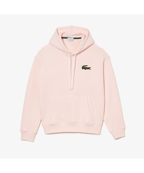 LACOSTE オーガニックコットンプルオーバーパーカー オフホワイト LACOSTE（ラコステ）の「オーガニックコットンプルオーバーパーカ