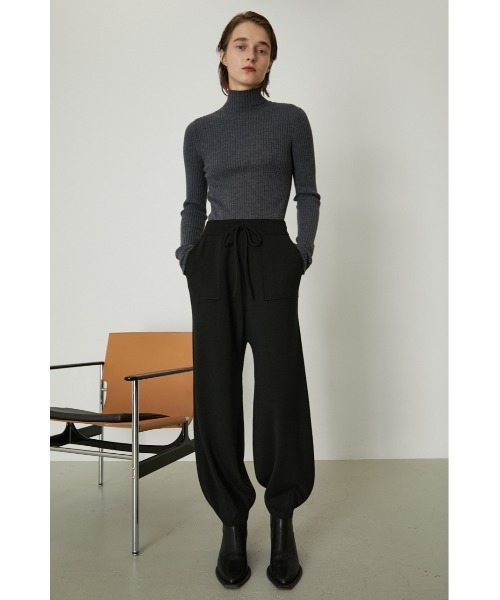 RIM.ARK（リムアーク）の「Knit PT（その他パンツ・レディース・チャコールグレー/ブラック/ダークネイビー・38/36）」の2枚目の写真