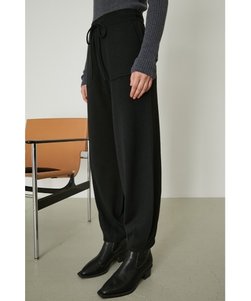 RIM.ARK（リムアーク）の「Knit PT（その他パンツ・レディース・チャコールグレー/ブラック/ダークネイビー・38/36）」の6枚目の写真