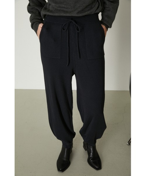 RIM.ARK（リムアーク）の「Knit PT（その他パンツ・レディース・チャコールグレー/ブラック/ダークネイビー・38/36）」の10枚目の写真