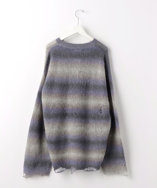 トップス 22AW FACCIES GRADATION DAMAGE KNIT FACCIES 「Gradation Damage Knit」 | gouter le cab