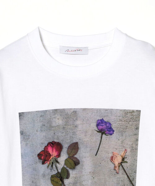 Ray BEAMS（レイビームス）の「Available Today × Ray BEAMS / 別注 Fleeting Beauty ロングスリーブ Tシャツ（Tシャツ/カットソー・レディース・ホワイト・ONE SIZE）」の7枚目の写真