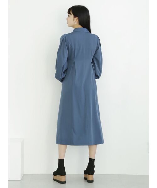 MURUA（ムルーア）の「ウエストタックシャツワンピース（ワンピース・レディース・ブラック/ブルー/ベージュ・FREE）」の15枚目の写真