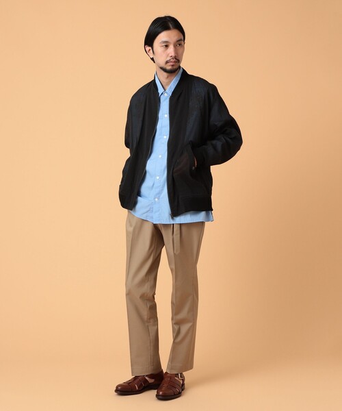 BEAMS LIGHTS(ビームスライツ)の「BEAMS LIGHTS / スイスコットン ベルテッドパンツ(チノパンツ・メンズ・ブラック/ベージュ・SMALL/MEDIUM/LARGE)」の12枚目の写真