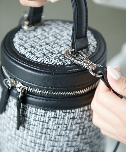 FREE'S MART（フリーズマート）の「◆バニティバッグ（ショルダーバッグ・レディース・ベージュ/ブラック/グレー・ﾌﾘ-）」の10枚目の写真
