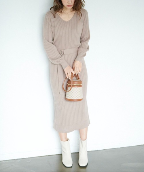 FREE'S MART（フリーズマート）の「◆バニティバッグ（ショルダーバッグ・レディース・ベージュ/ブラック/グレー・ﾌﾘ-）」の13枚目の写真