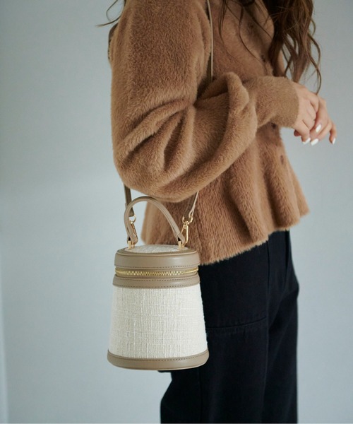 FREE'S MART（フリーズマート）の「◆バニティバッグ（ショルダーバッグ・レディース・ベージュ/ブラック/グレー・ﾌﾘ-）」の17枚目の写真