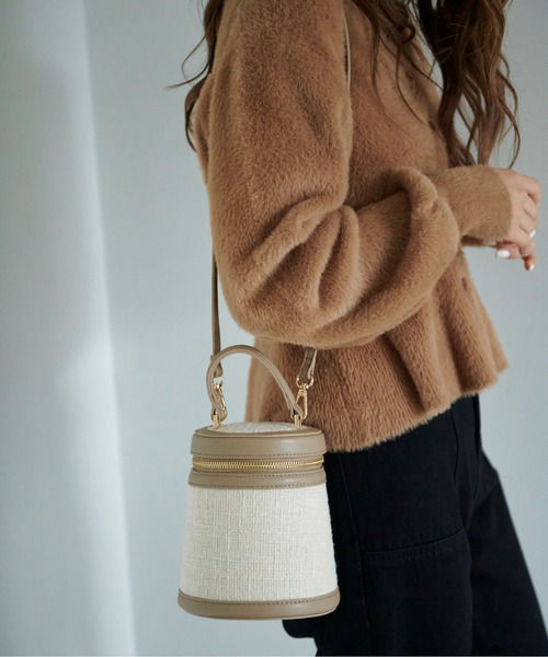 FREE'S MART（フリーズマート）の「◆バニティバッグ（ショルダーバッグ・レディース・ベージュ/ブラック/グレー・ﾌﾘ-）」の19枚目の写真