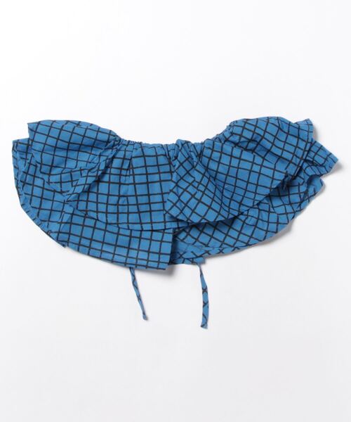 HOGAN RANCH WEAR（ホーガンランチウエア）の「フリルカラー（付け襟・キッズ・オフホワイト/ブルー/チャコール・FREE）」の4枚目の写真