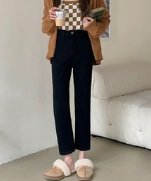 【ストレッチ◎】クロップドデニムパンツ